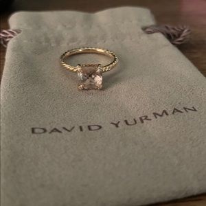 David Yurman chatelaine ring morganite